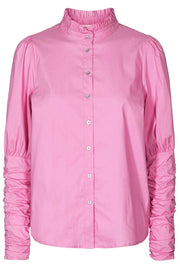 Sandy Poplin Puff Shirt | Pink | Skjorte fra Co'Couture
