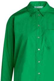 Coriolis Oversize Flash Shirt | Green | Skjorte fra Co'Couture