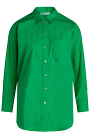 Coriolis Oversize Flash Shirt | Green | Skjorte fra Co'Couture