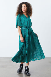 Sumia Dress | Green | Kjole fra Lollys Laundry
