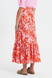 Sunset Skirt | Red | Nederdel fra Lollys Laundry
