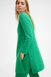 Suzan knit tunic | Emerald Green | Strik fra Gustav