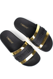 TWB RELIEF GOLD | Guld |  Slippers fra THE WHITE BRAND