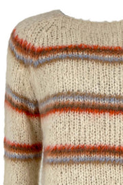 Toni Brushed Knit Sweater | Warm Beige | Bluse fra Black Colour