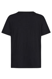 Taimi O-SS Foil Tee | Black | T-shirt fra Mos Mosh