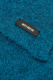 Thora Knit Scarf | Lyons Blue | Accessories fra Mos Mosh