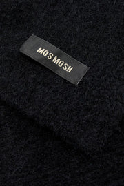 Thora Knit Scarf | Black | Tørklæde fra Mos Mosh