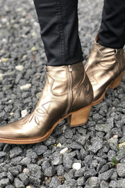 Lee Boots | Guld | Cowboy støvle fra Bukela