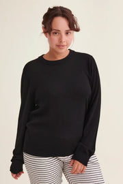 Vera Sweater l Black l Strik fra Basic Apparel