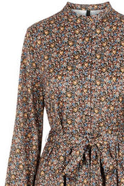 Sierra LS Dress | Black | Kjole med blomsterprint fra YAS