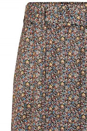 Sierra HW Midi Skirt | Black | Nederdel med print fra YAS