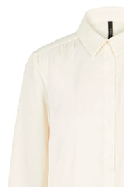Istinye LS Shirt Dress | Star white | Skjortekjole fra YAS