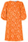 Yoyo Flash Dress | Orange | Kjole fra Co'couture