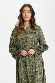 Amta Dress | Burnt Olive | Kjole fra Culture