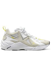 Tuzon Suede | White Neon Yellow | Sneakers fra Arkk