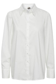 Antona Lace Shirt | Spring Gardenia | Skjorte fra Culture