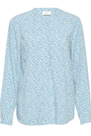 Adney Blouse Pearl Dorma | Chambray Blue | Bluse fra Freequent