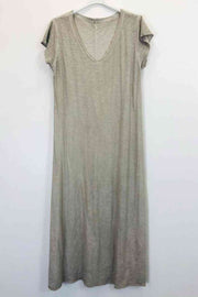 Alfie Dress | Taupe | Lang T-shirt kjole fra State Bird