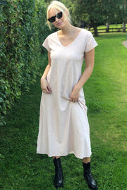 Alfie Dress  | Rosa | Lang T-shirt kjole fra State Bird