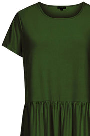 Alma Short dress | Green | Babydoll kjole fra Liberté Essentiel