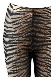 Annie Mesh Leggings | Tiger | Mesh leggings med dyreprint fra Black Colour