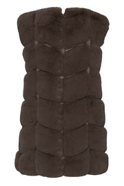 Ashley vest Without Hood | Chocolate Brown | Vest fra American Dreams