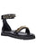 A1572 | Black calf /gold/silver | Sandaler fra Billi bi