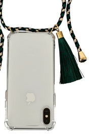Phone Necklace Tassel 7-8| Army-grøn | Mobiltaske fra Black Colour