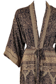 Luna Long Kimono | Black Epic | Lang kimono fra Black Colour