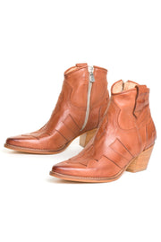 Lucy Todi | Cognac | Cowboy støvle i læder fra Bukela