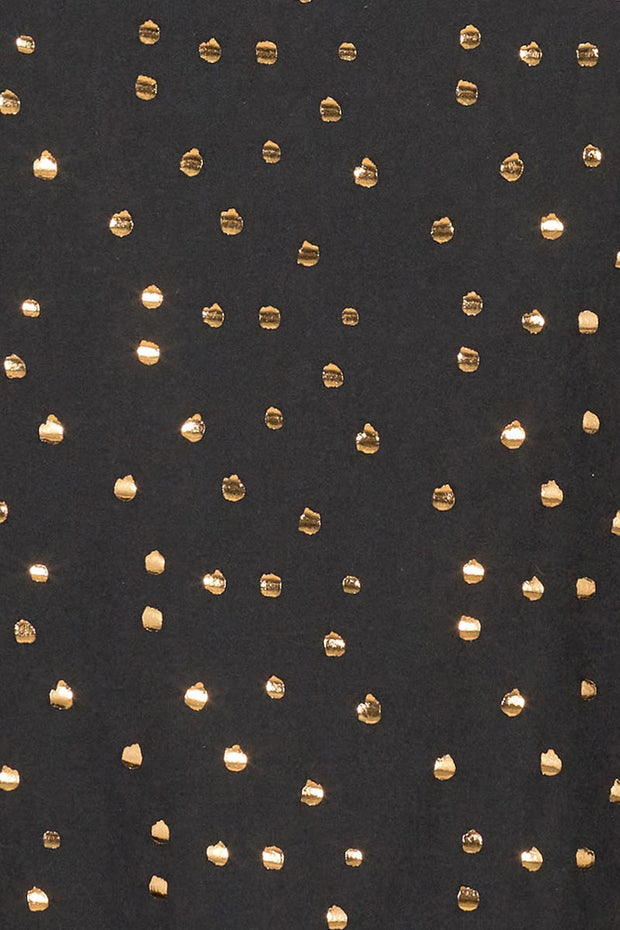 Alma Pants | Black Gold Dot (2) | Bukser med polkaprikker fra Liberté