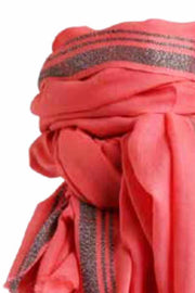Clementine scarf | Coral | Tørklæde med glimmer fra Stylesnob