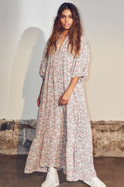 Shell Floor Dress | Pink | Kjole fra Co'couture