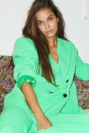 New Flash Oversize Blazer | Vibrant Green | Blazer fra Co'couture