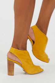 Mary 19 | Yellow | Højhælet sko fra Copenhagen Shoes