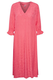 Cinne Midi Dress l Paradise Pink l Kjole fra Culture