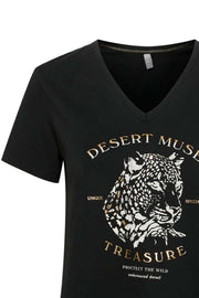 Diantha T-shirt | Black | T-shirt med tryk fra Culture