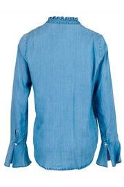 Nomi Chambrary Shirt | Dusty Blue | Skjorte fra NEO NOIR