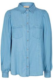 Dobby Sh | Light blue | Skjorte fra Freequent
