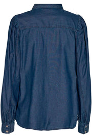 Dobby Sh | Medium blue | Skjorte fra Freequent