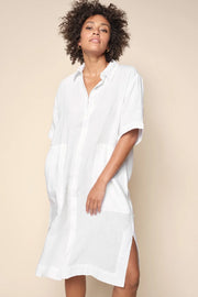 Mal Linen Shirt Dress | Kjole fra Mos Mosh