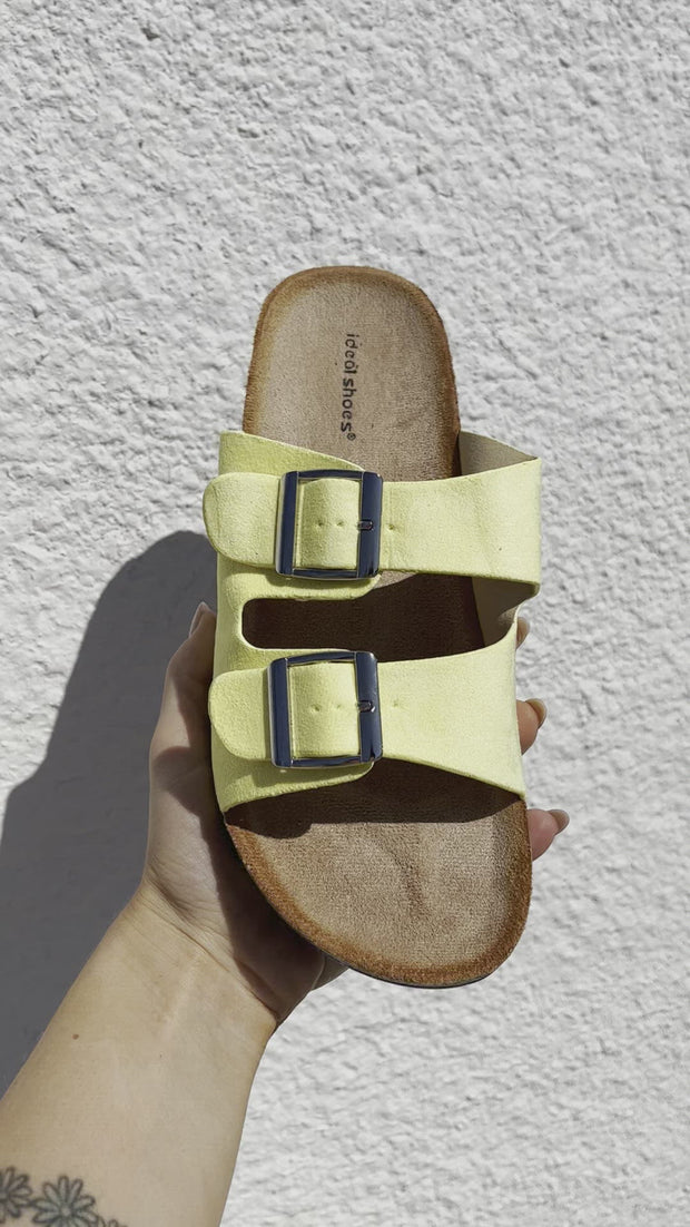 Safira | Yellow | Sandal fra Lazy Bear