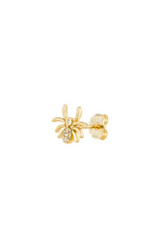Akina Spider (1 stk) | Forgyldt | Lille ørestik med edderkop fra Coi