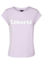 Elly Tee | Orchid bloom | T-shirt fra Liberté Essentiel