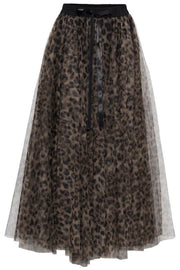 Daisy Skirt | Leopard | Tyl nederdel med dyreprint fra Emm Copenhagen