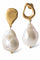 BAROQUE PEARL | Guld | Stor perle ørering fra ENAMEL