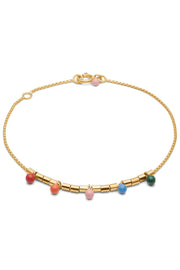 Rainbow bracelet | Guld | Armbånd fra Enamel