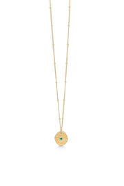 Esma necklace | Green agat | Halskæde fra Enamel