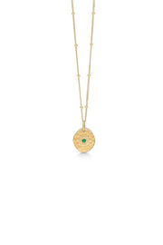Esma necklace | Green agat | Halskæde fra Enamel
