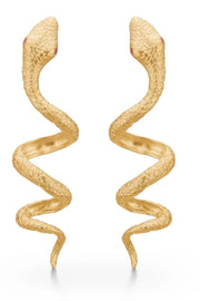 Snake Earring | Guld | Slange øreringe fra Enamel